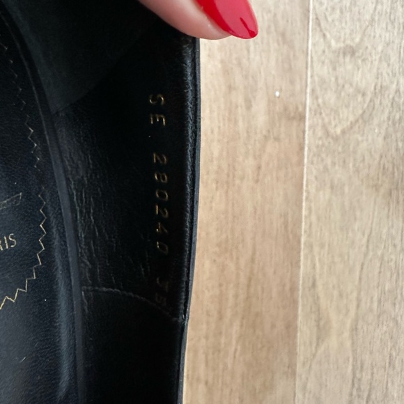 Saint Laurent Black Patent and Leather Tribtoo Platform Pumps Size 38 - Picture 4 of 5